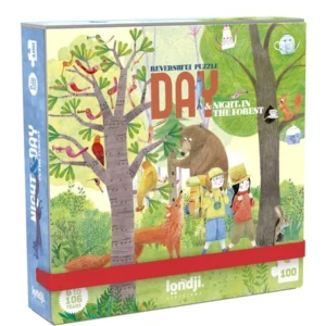Pocket Night & Day, 100-piece reversível puzzle Compatível com IKEA MALM