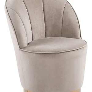 Fecho Magnético Poltrona ALBY Veludo Creme