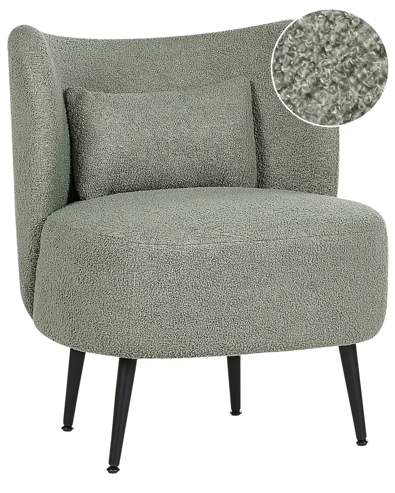 Hinge de Porta Poltrona OTSBY Bouclé Verde distinto