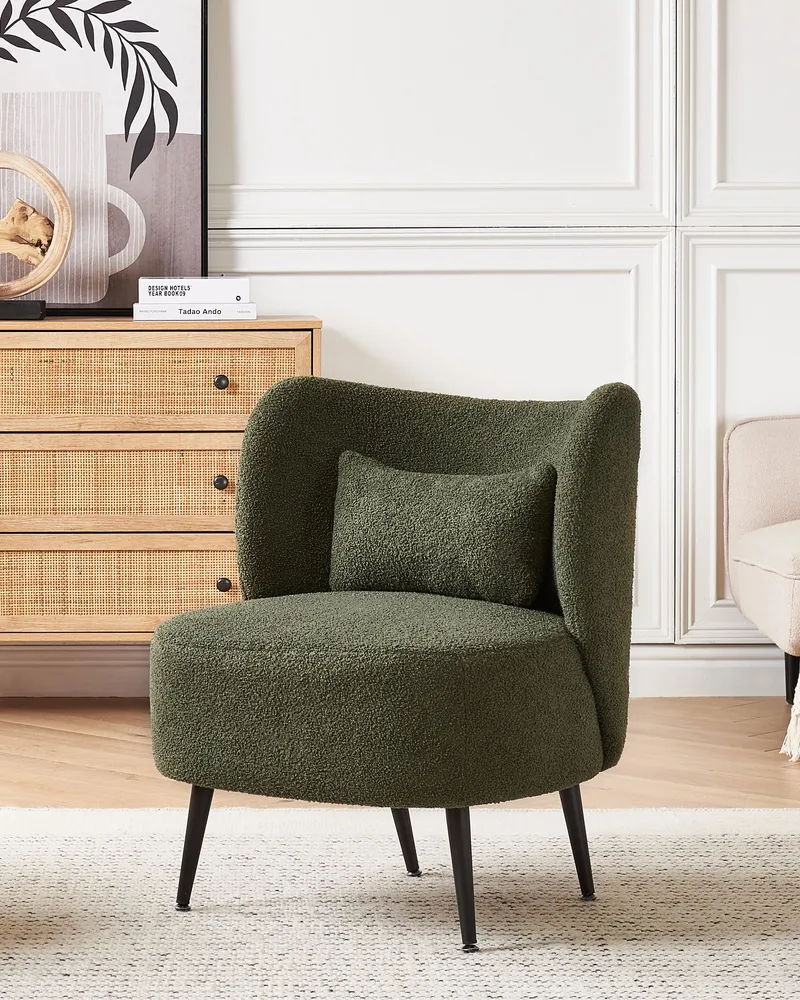 Peç de Reposição Original Poltrona OTSBY Bouclé Verde turvo