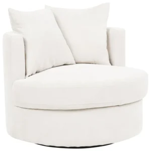 Poltrona DALBY Tecido Creme distinto