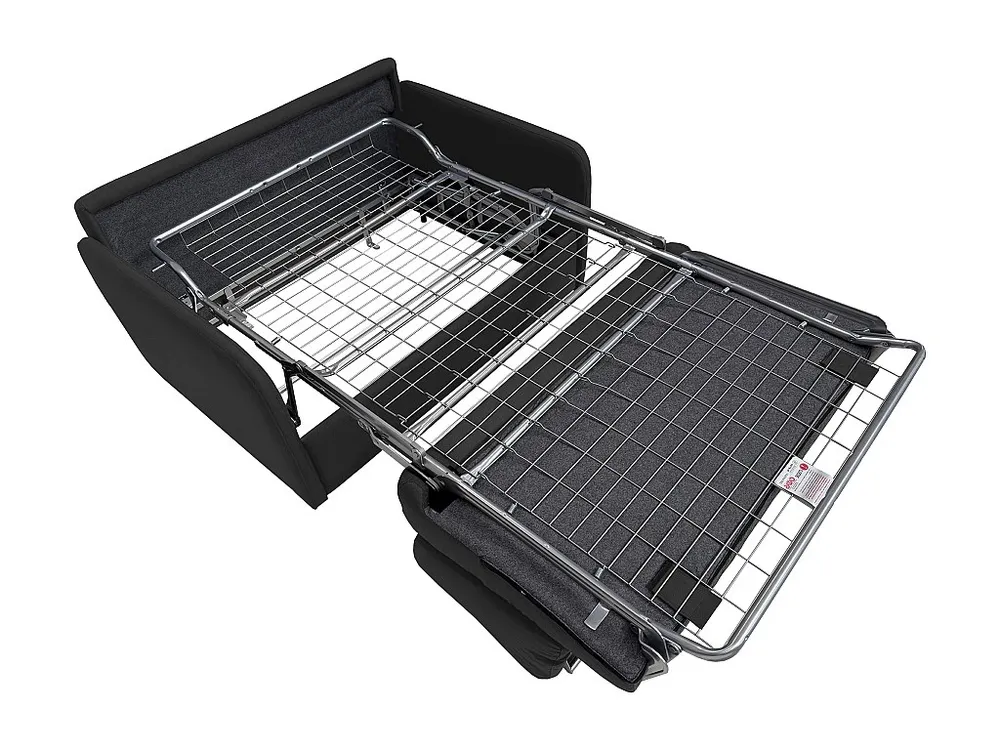 Revestimento Premium Poltrona L.70 cm ligeiramente convertível em tecido Cinza - NADOA