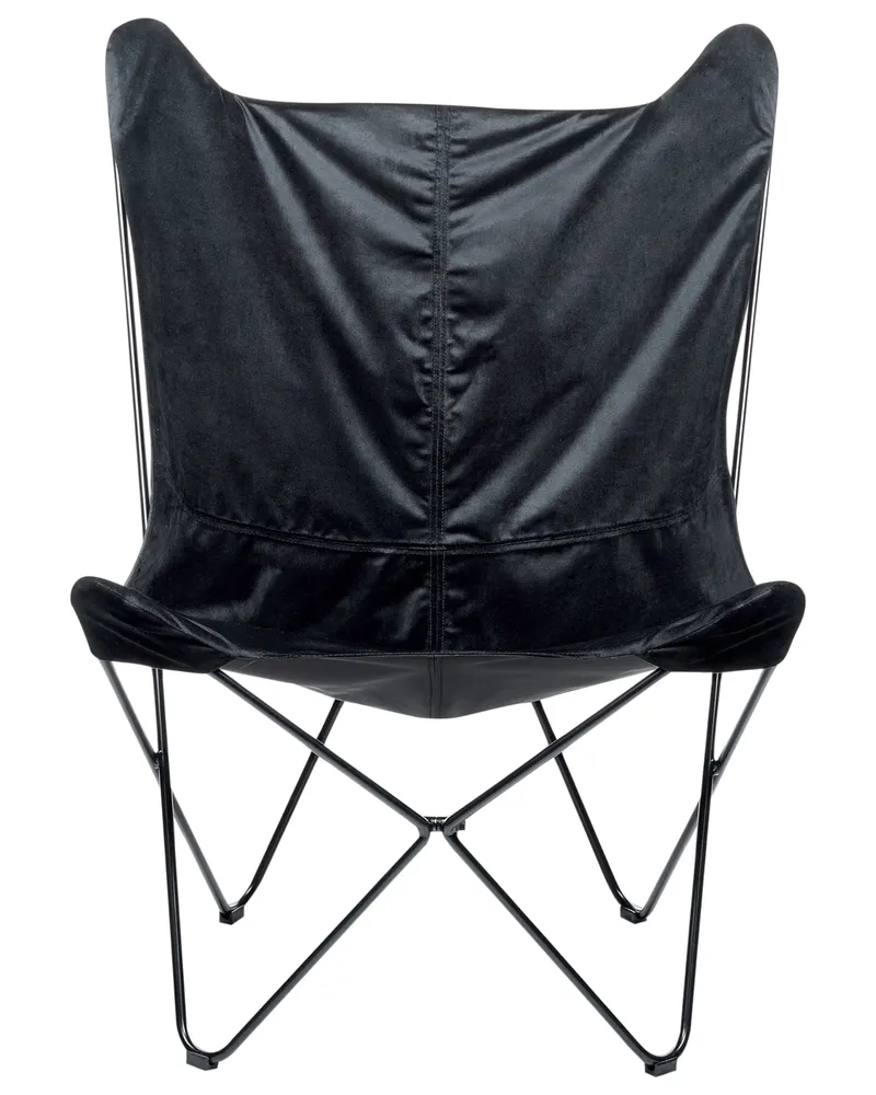 Revestimento Premium Poltrona NYBRO Veludo Preto
