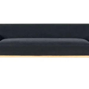 3 Seater Fabric Sofa Negro SOSJO