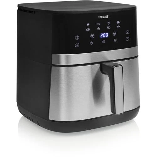 Fritadeira Sem Óleo AirFryer Princess 182474.01 DualHeat 7 L - Preto mate para Modelos 2020+