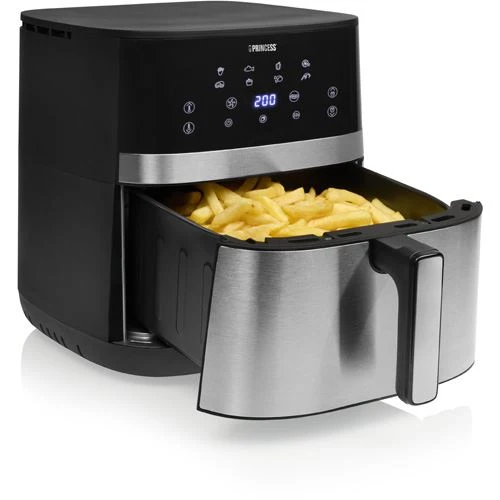Fritadeira Sem Óleo AirFryer Princess 182474.01 DualHeat 7 L - Preto mate para Modelos 2020+