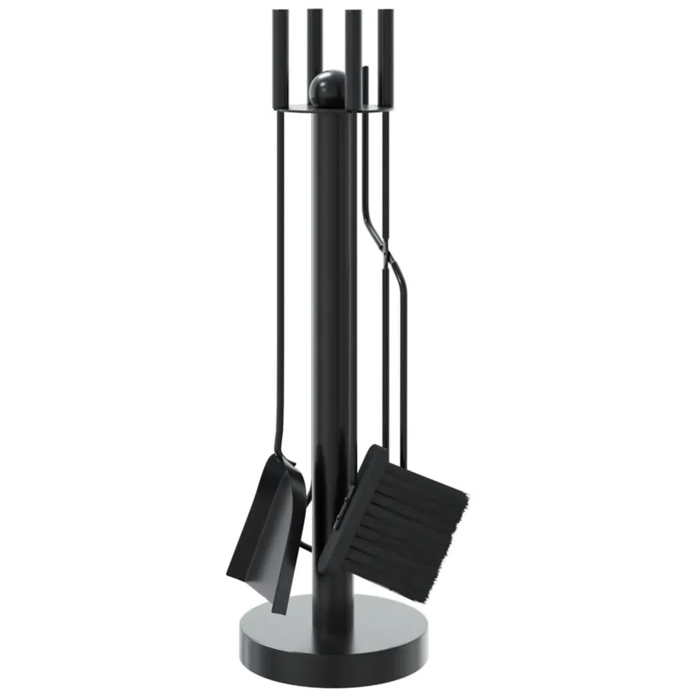 Conjunto de ferramentas para lareira 5 pcs 18x56 cm ço