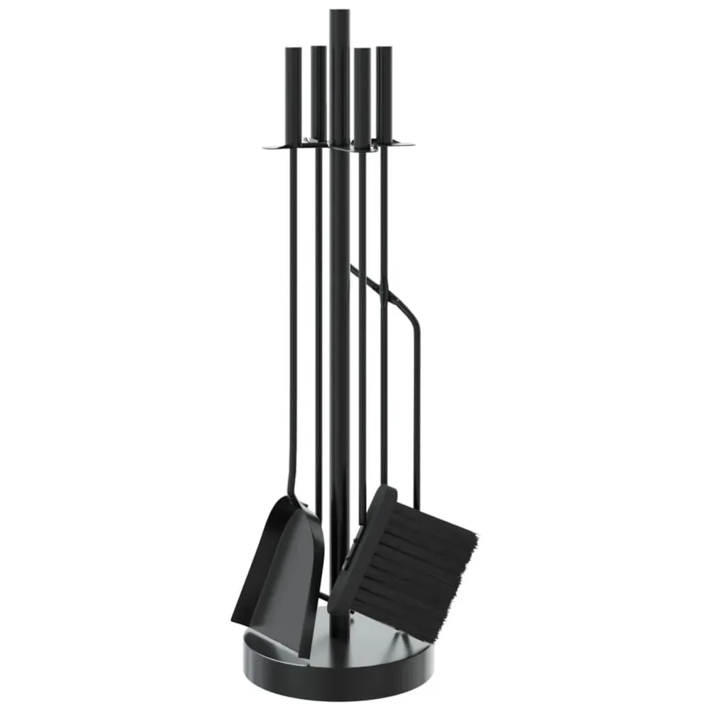 Conjunto de ferramentas para lareira 5 pcs 18x66 cm ço