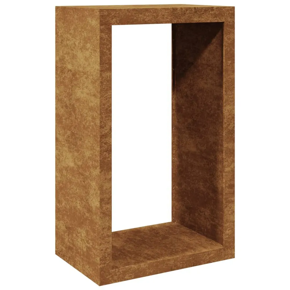 Rack de lenha 60x40x100 cm ço resistente às intempéries