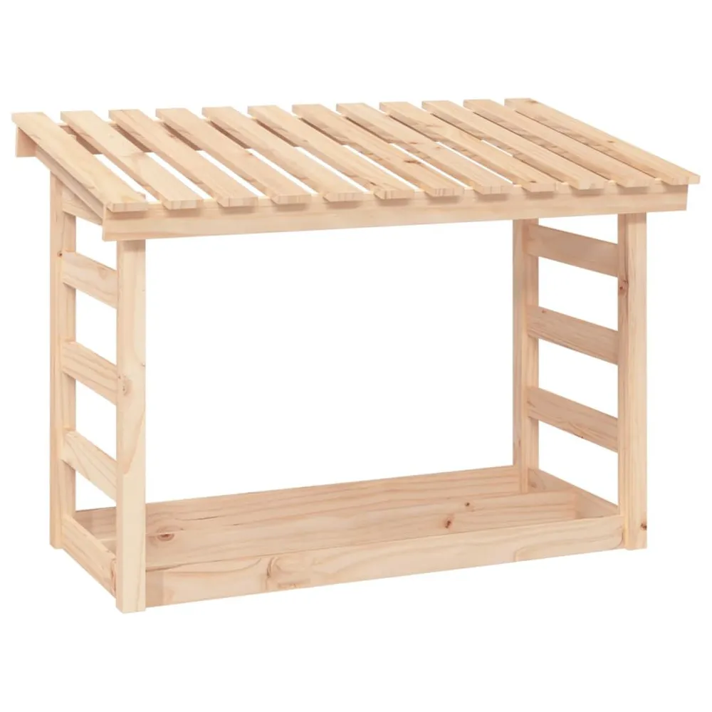 Suporte para lenha 108x64,5x78 cm pinho maciço