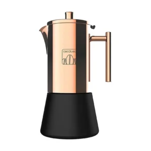 Cecotec Cafeteira italiana de alumínio fundido de alta qualidade perfeito para 10 chávenas de café.
