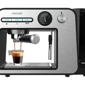 Cecotec Máquina de café expresso com 20 bares, thermoblock, manómetro e vaporizador.