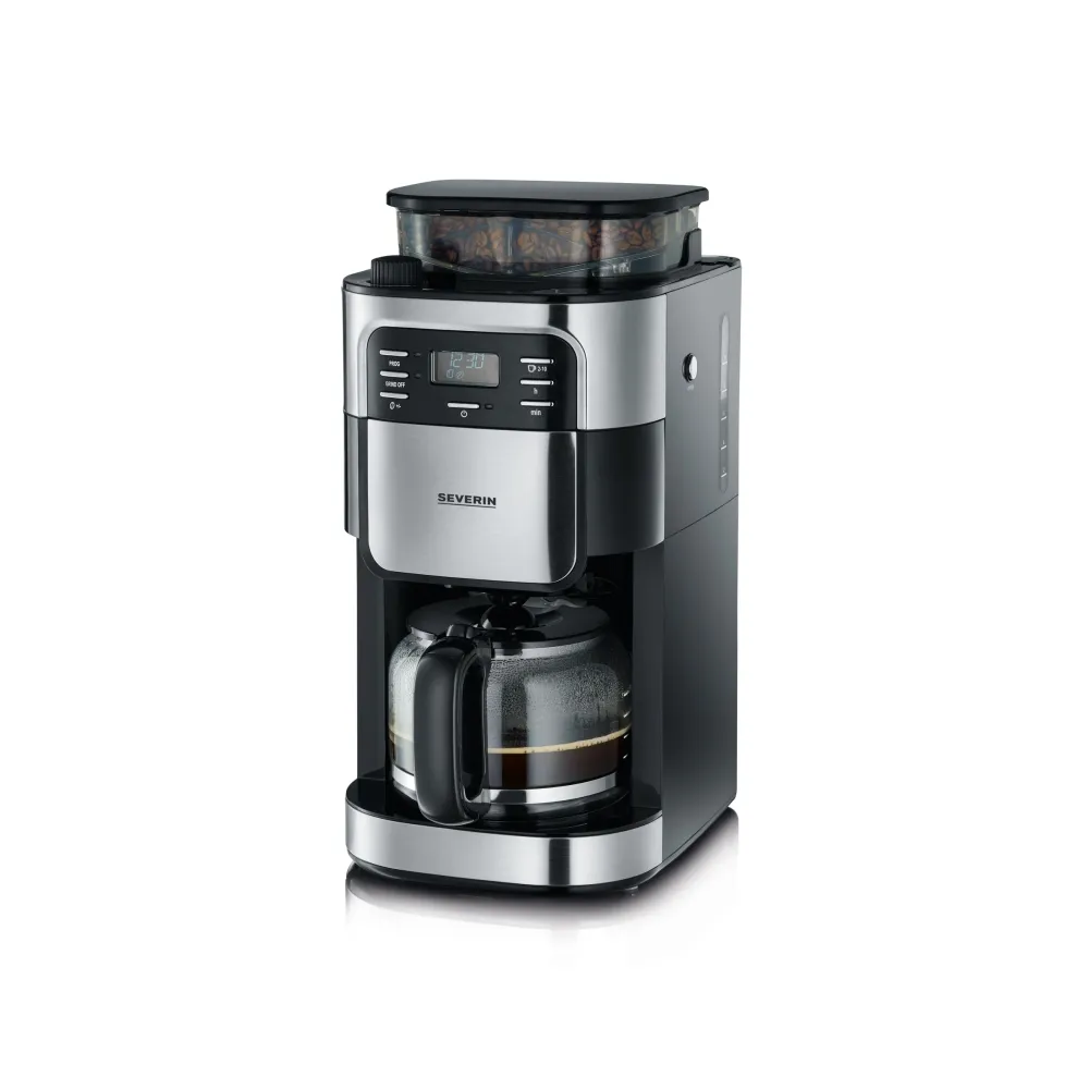 Máquina de Café de Filtro Severin KA4810 | Moinho Integrado, Timer, 1000W