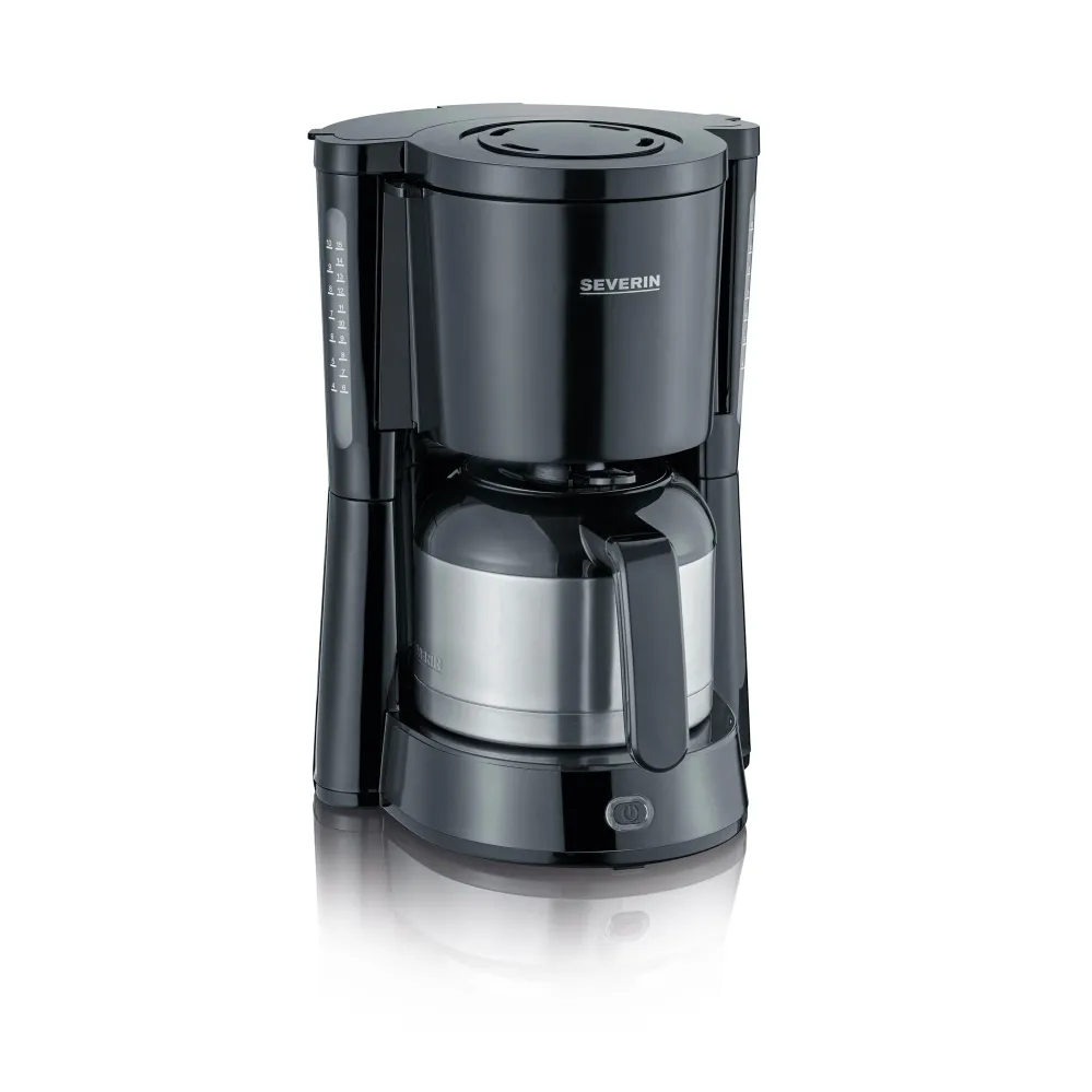 Máquina de Café de Filtro Severin KA4835 | 10 chávenas, 1000W, ço inox