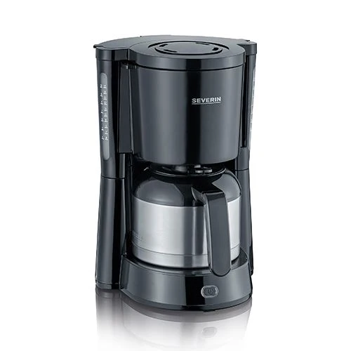 Máquina de Café Filtro Severin KA4835 - Preto e Prateado