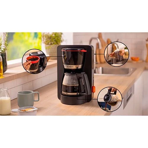 Máquina de Café Filtro Bosch TKA4M233 - Preto