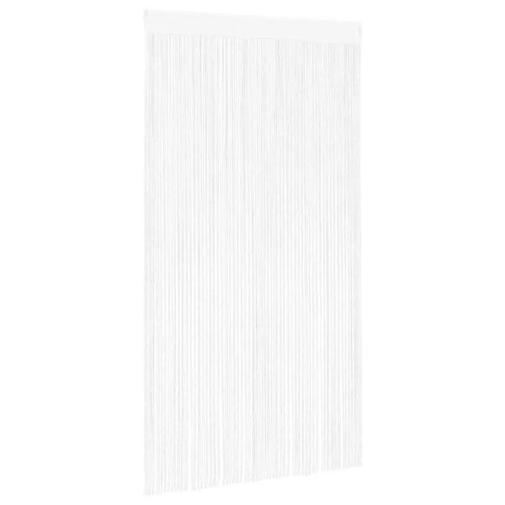 Cortinas de fios 2 pcs 100x250 cm branco