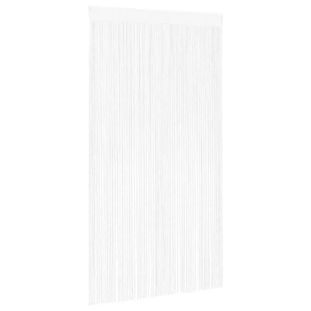 Cortinas de fios 2 pcs 140x250 cm branco