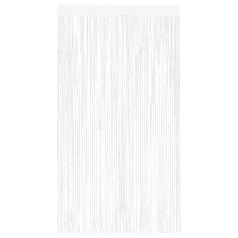 Cortinas de fios 2 pcs 140x250 cm branco