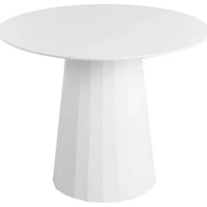 Round Dining Table ⌀ 100 cm Marfim PLATO