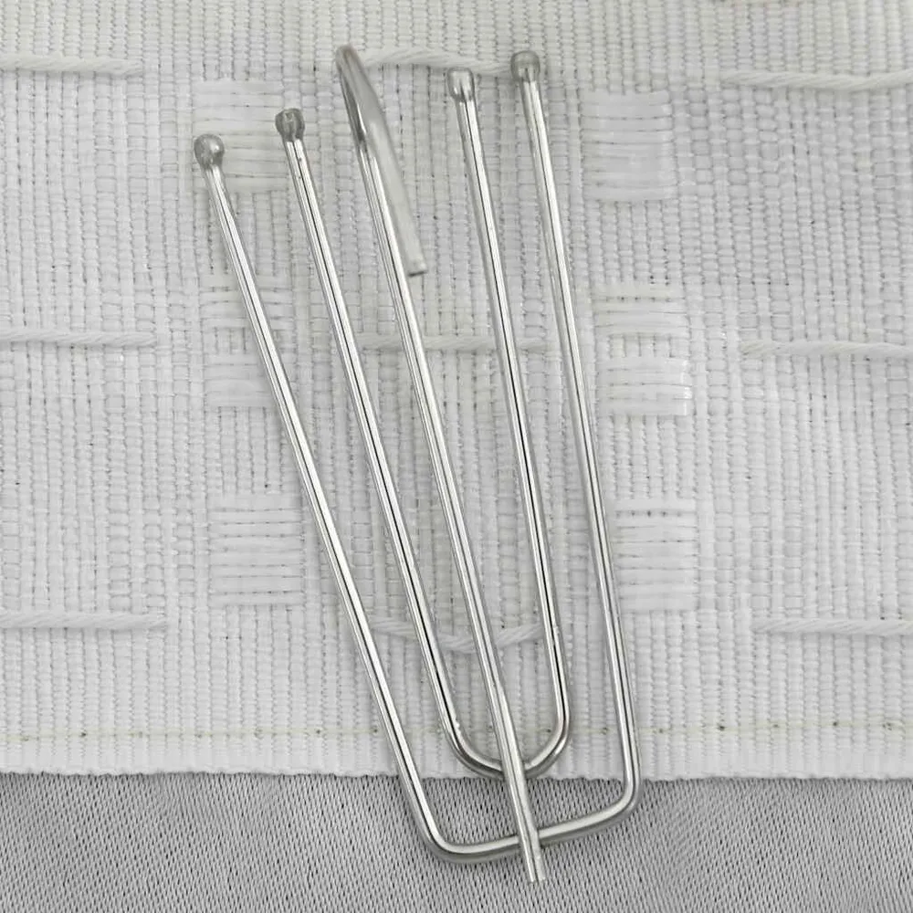 Cortinas opacas aspeto linho com ganchos 2 pcs 140x175 cm bege vidaXL
