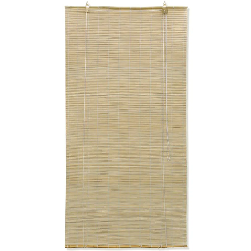 Estore/persiana em bambu 140x220 cm natural vidaXL