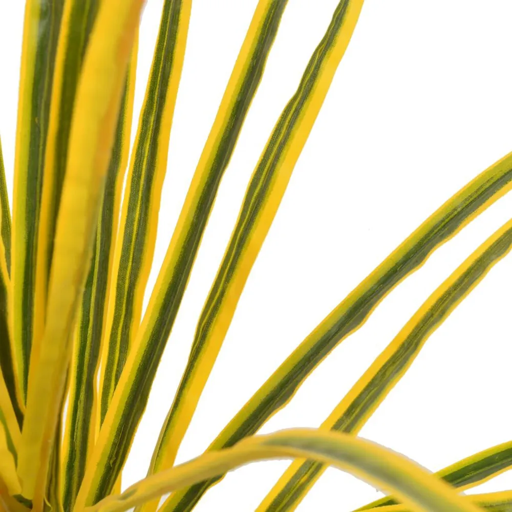 Planta dragoeiro artificial com vaso 125 cm amarelo para Mesa de Centro