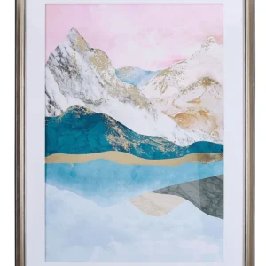Framed Wall Print ENEWARI Rectangular 60 x 80 cm Landscape Multicolour