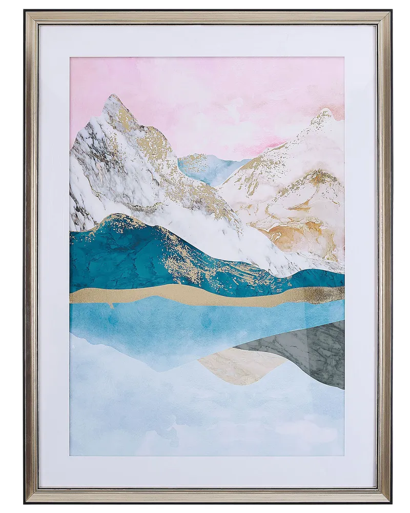 Framed Wall Print ENEWARI Rectangular 60 x 80 cm Landscape Multicolour