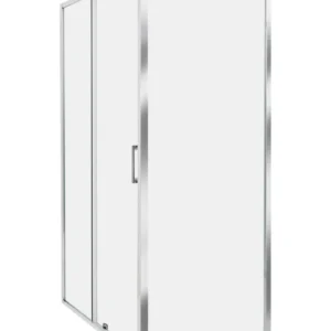 Cabine de duche 80 x 100 x 185 cm Prateado YORO Estilo Boho Chic
