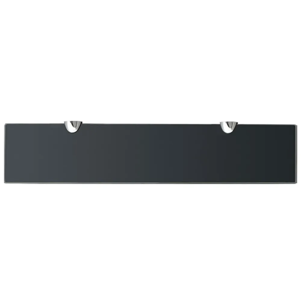 Prateleiras flutuantes 2 pcs vidro 50x10 cm 8 mm Dimensões 15x10x5 cm
