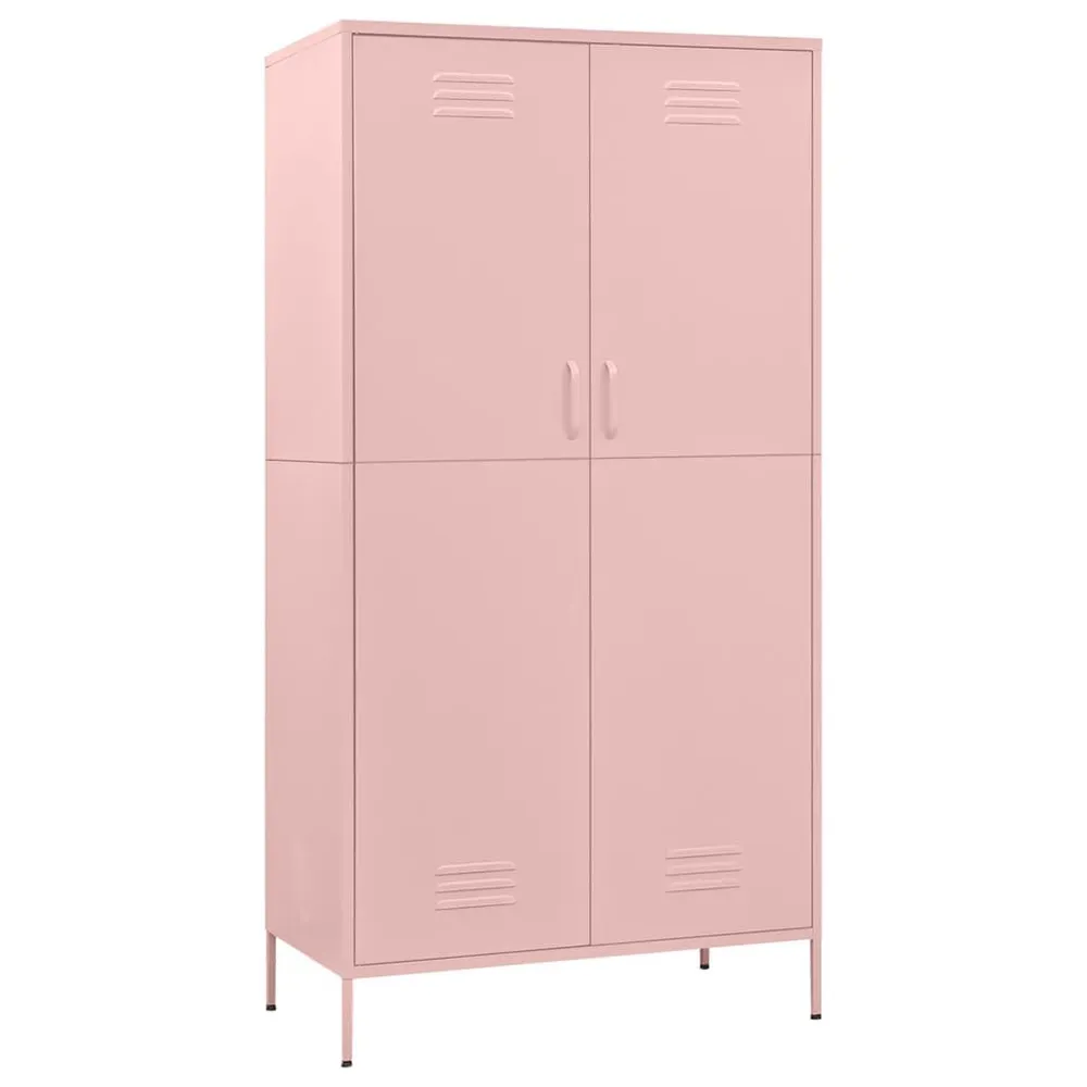Organizador de Lavanderia Roupeiro 90x50x180 cm ço rosa