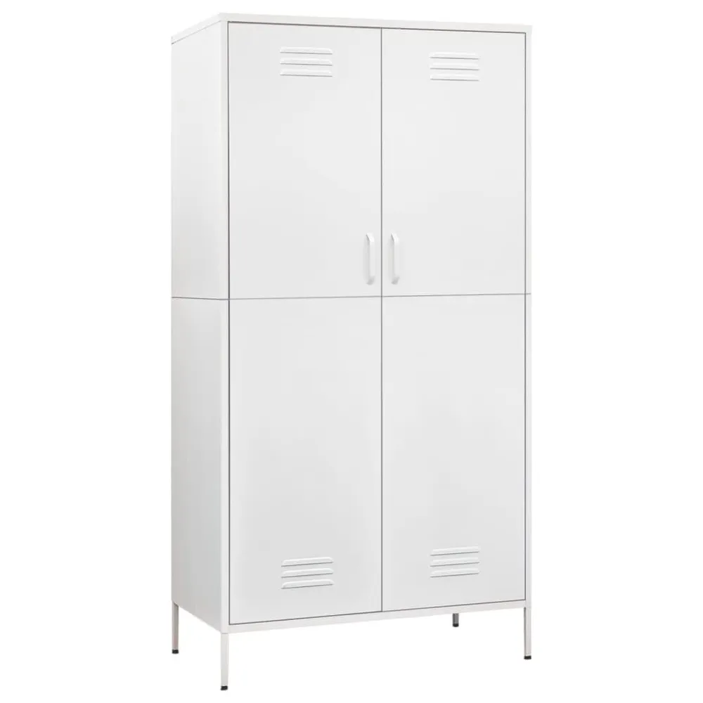 Sistema Modular Completo Roupeiro 90x50x180 cm ço branco
