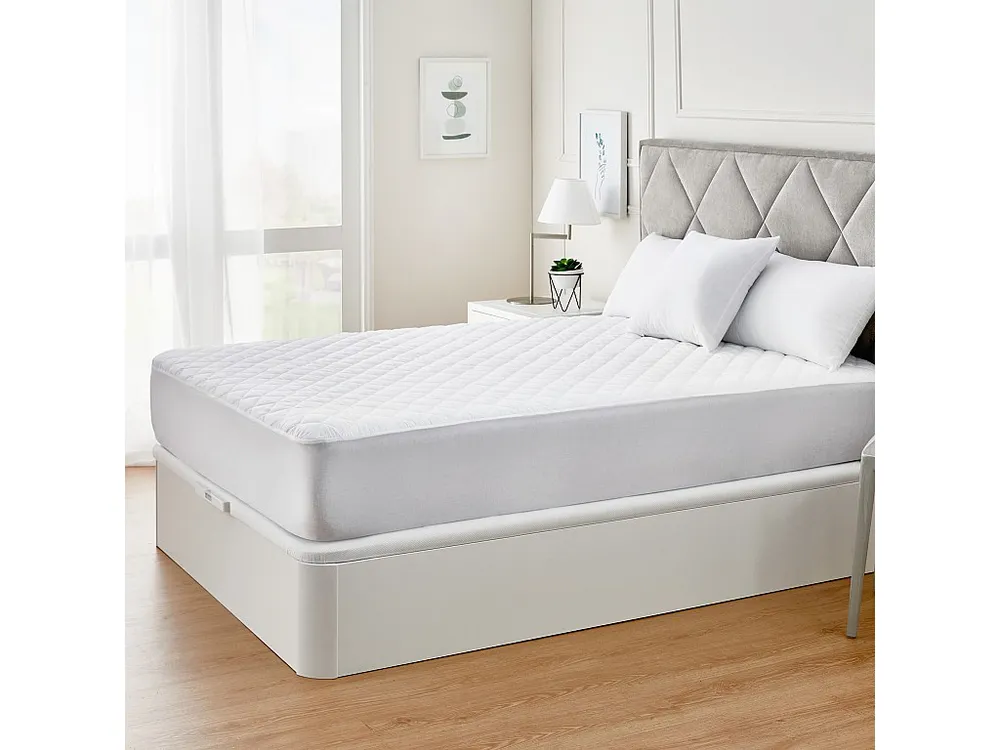 Protetor de colchão acolchoado respirável 200x200cm Pikolin Home
