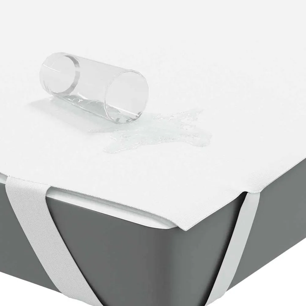 Protetor Impermeável Protetor de colchão impermeável 80x200 cm branco
