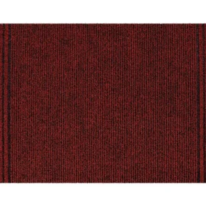 Luxo de Alta Qualidade Capacho MALAGA vermelho 80x160 cm