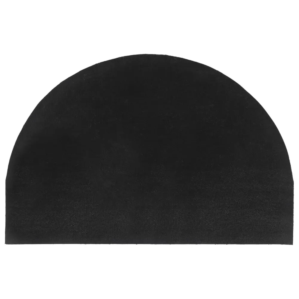 Tapete de porta semicircular 40x60 cm fibra coco tufada integral para Áreas Molhadas