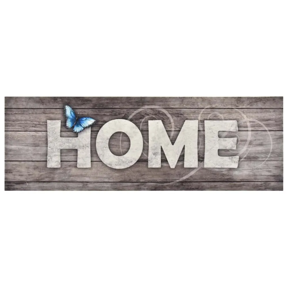 Tapete de Área Tapete de cozinha lavável com design Home 60x180 cm