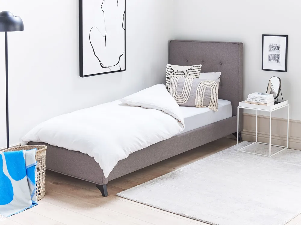 Fabric EU Simples Size Bed Grey AMBASSADOR