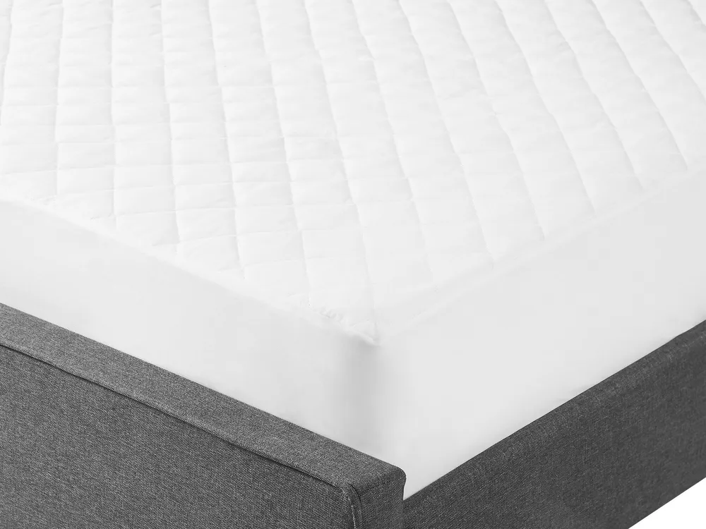 Capa Protetora Topper em algodão Japara branco 90 x 200 cm VILLUERCA