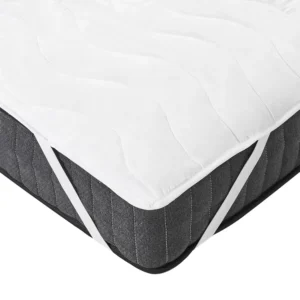 Topper em microfibra branca 180 x 200 cm RUEN para Alergias