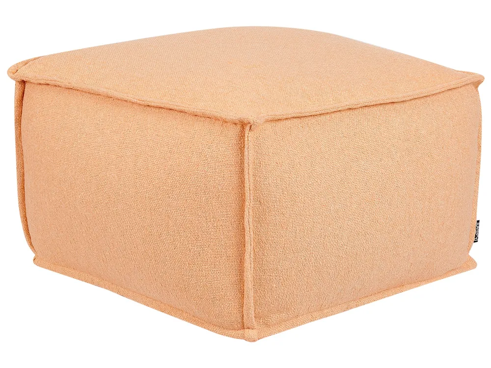 Cotton Pouffe Orange SHERALI