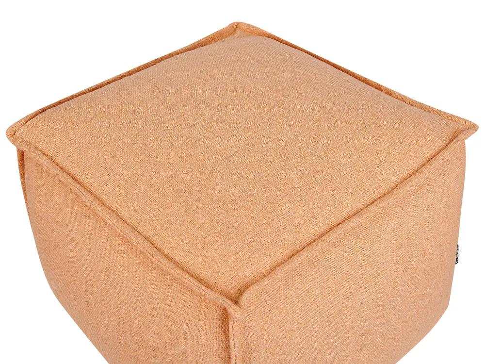 Cotton Pouffe Orange SHERALI
