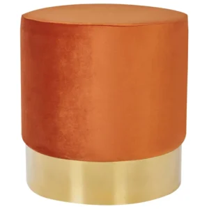 Velvet Pouffe Tangerina SOPHIA