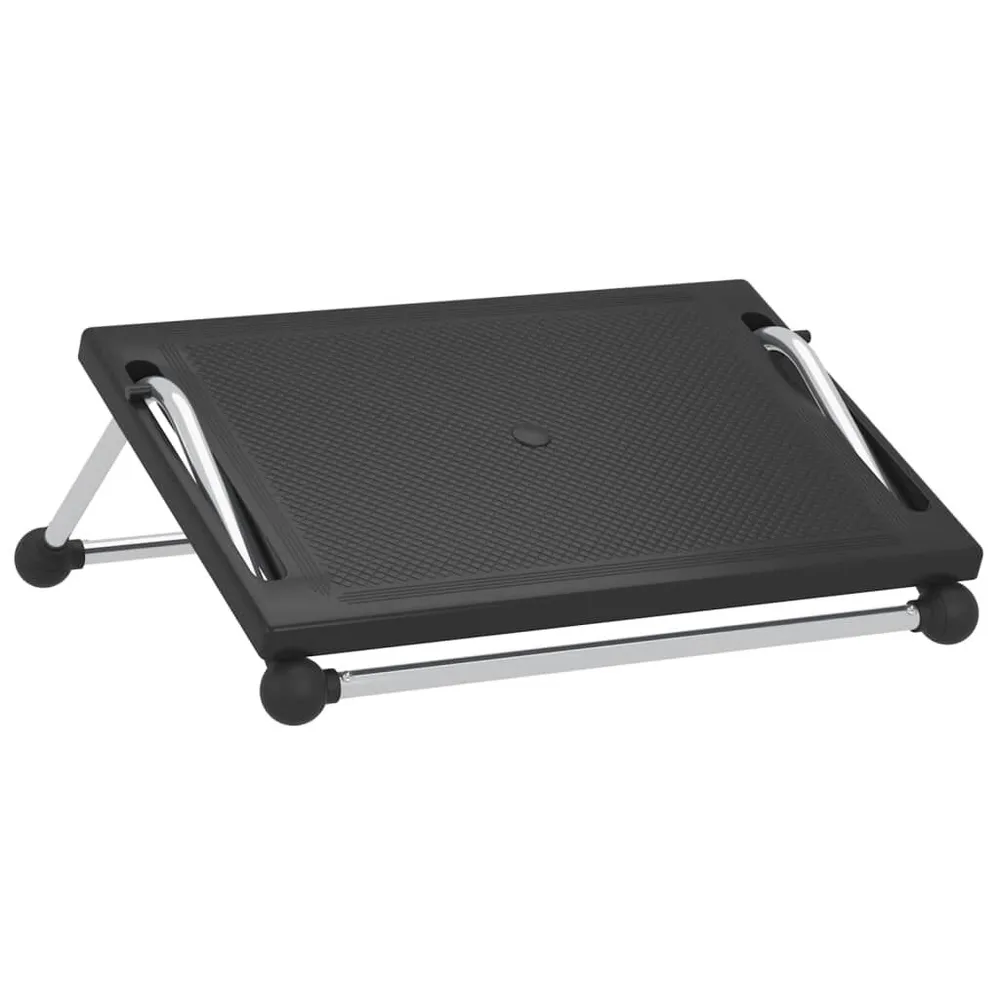 Apoio de pés 45x40x13,5 cm preto com Iluminação LED Integrada