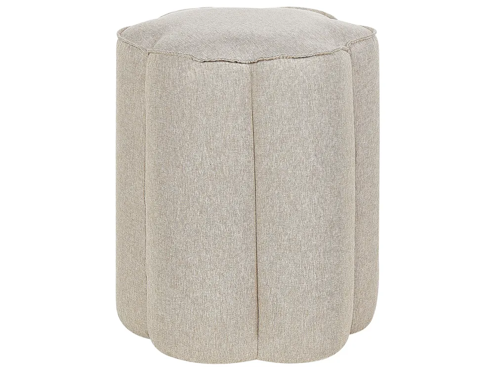 Destaque para Sala Tamborete em linho creme 39 x 34 cm TAPPEN
