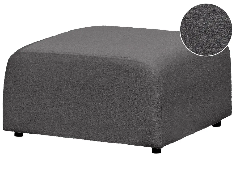 Boucle Ottoman Dark Grey FALSTERBO