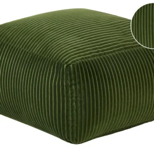 Cadeira Gamer Ergonômica Corduroy Pouffe Oliva MUKKI