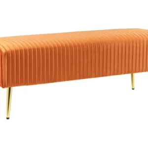 Ergonômico de Alta Qualidade Banco em veludo laranja PATERSON