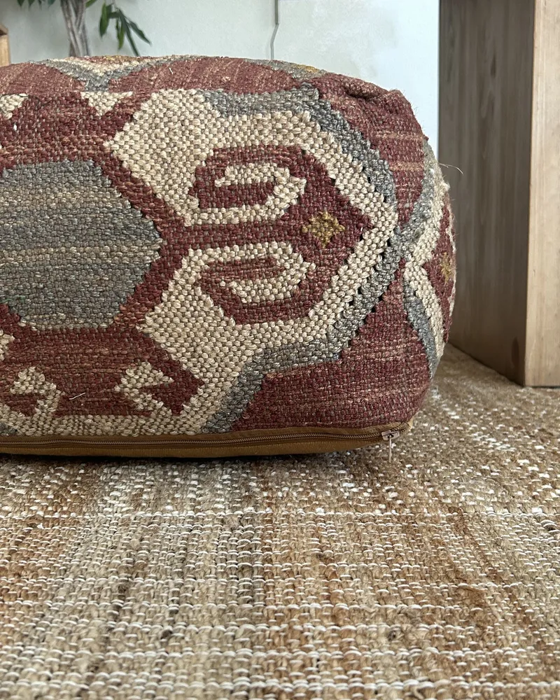 Ergonômico de Alta Qualidade Jute Pouffe Multicolour URPAD